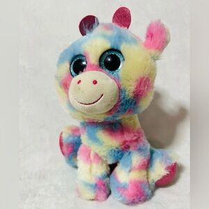 Colorful Plush Giraffe Toy